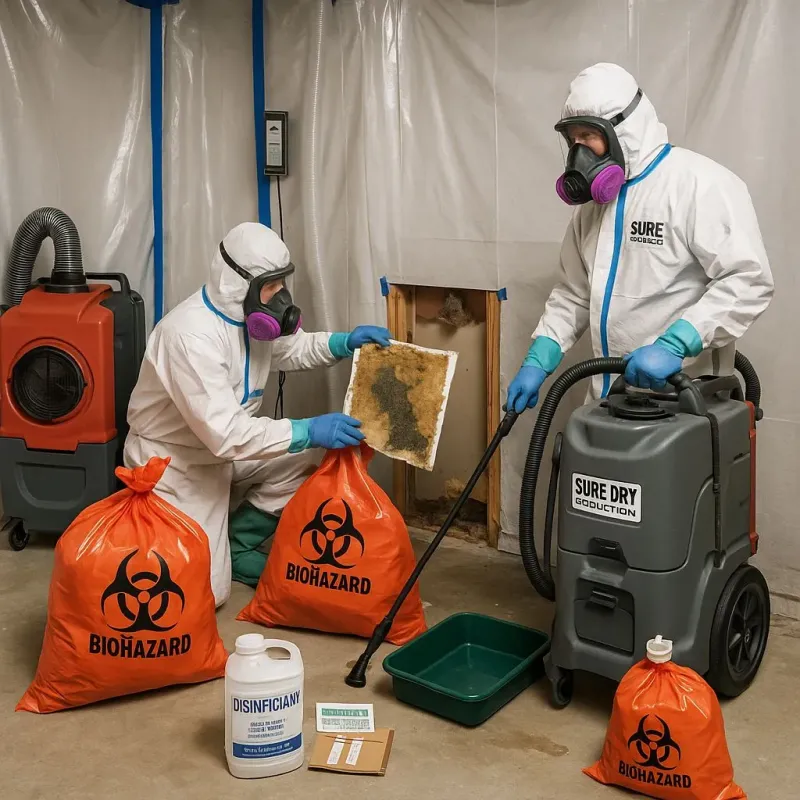 Contaminated Water Handling Protocols process in Johnson, KS