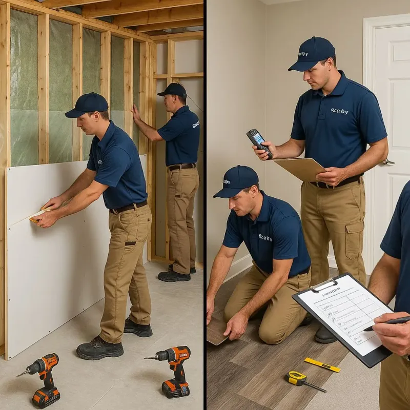 Repairs and Reconstruction process in Johnson, KS