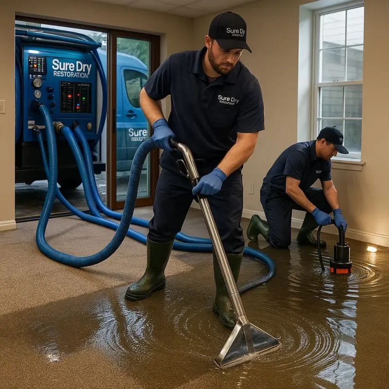 Water Extraction and Removal process in Johnson, KS